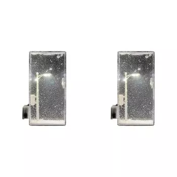 Снежная лампа DIY Снежная Ночная уличная лампа Декоративная для домашнего декора (Белый свет)