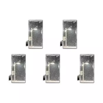 Снежная лампа DIY Снежная Ночная уличная лампа Декоративная для домашнего декора (Белый свет)