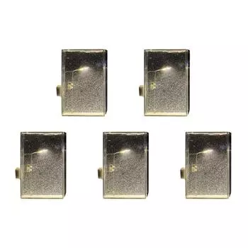 Снежная лампа DIY Снежная Ночная уличная лампа Декоративная для домашнего декора (Теплый свет)