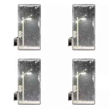 Снежная лампа DIY Снежная Ночная уличная лампа Декоративная для домашнего декора (Белый свет)