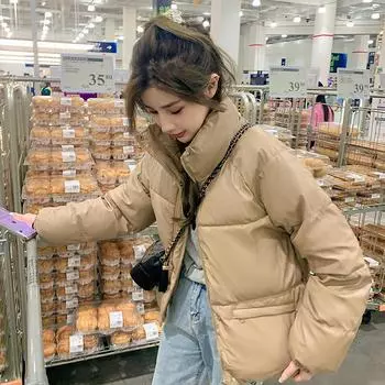 Снежная теплая куртка, женская зимняя толстая куртка нового стиля M