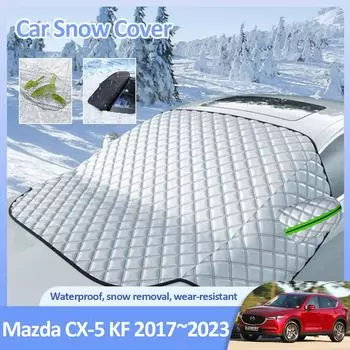Снежный чехол для Mazda CX-5 CX5 KF 2017~2024 2018 2019 2024 Автомобильный зимний антиобледенитель для лобового стекла, защита от льда, внешние автомобильные аксессуары