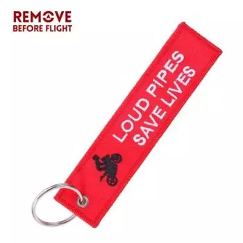 Снимите перед полетом громкие трубки, брелок для спасения жизней, модные украшения унисекс красный