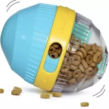 Snippy s Goose Egg Dog Noisy Nosework Treat Toy Ball, разноцветные, 1 шт.