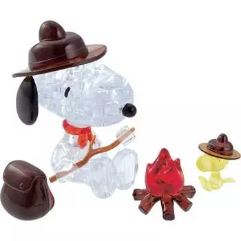 Snoopy Camping Crystal Puzzle Корея 3D-пазл