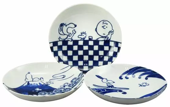 Snoopy dyed trio pasta set
