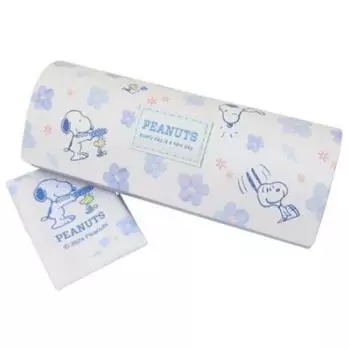 Snoopy glasses case nemophila