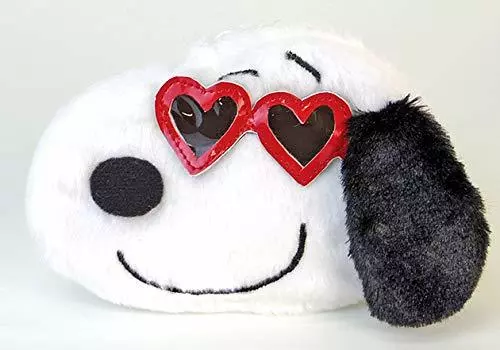 Snoopy heart glass mini face pouch