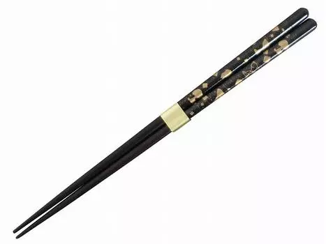 Snoopy Japanese Tableware Brush Arabesque Painted Chopsticks Black 611517 PEANUTS
