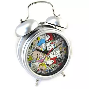 Snoopy [M6125] - Гигантский колокол-будильник «Снупи» серебристо-серый
