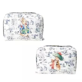 Snoopy Moomin Peter Rabbit Miffy Pouch Square Pouch Travel Bag Удобная косметичка Косметичка для хранения Большая вместимость Практичная Милая