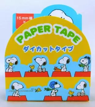 Snoopy paper tape 15mm 7017 die-cut