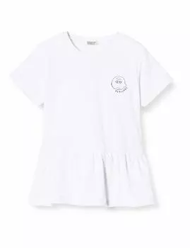 Snoopy Pile Girls 322152031 95 [Peanuts] T-Shirt Off-White