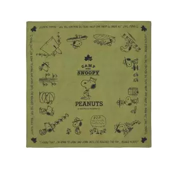 SNOOPY Scouts Bandana Khaki 86001131 [Logos] (Beagle 50years) хаки