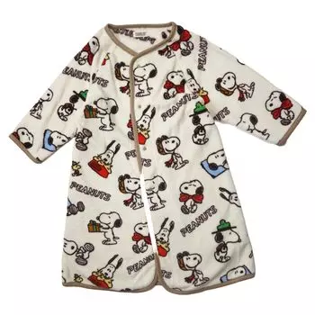Snoopy Sleeper носимый жилет-одеяло длинный жилет флисовый для малышей мальчиков девочек 215159906 [Peanuts]