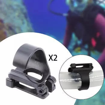 Snorkel Keeper Tube Holder Clip Spare Part,Black for Diving Replacement Accessories