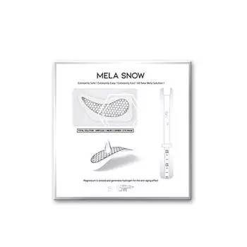 SNOW2+ Mela Snow Microneedle Melasma Patch + Ampoule + Eye Mask Set 9items