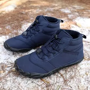 Snow Boots Cotton Shoes Men s and Women s Outdoor Leisure Sports Non-slip Waterproof Piled Thickened High Top 36