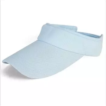 Snow Hill Island Outdoor Summer Visor Hat Sports Cap Sun Hat Outing Baseball Cap Peaked Cap Sun Protection Sun Hat for Women Section B light blue All yards