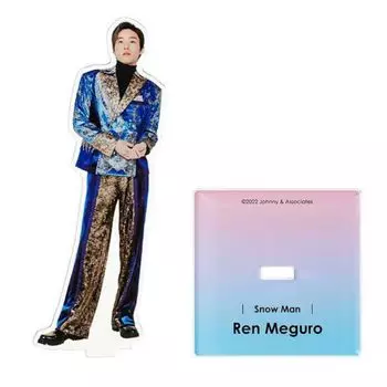 Snow Man Ren Acrylic Acrylic Stand Fest Official Merchandise [Meguro Stand] Johnny s