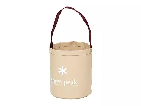 Snow Peak Camping Bucket - Regular,Beige,12L