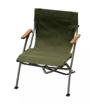 Snow Peak [Фестиваль Юкимине, весенняя ограниченная серия 2024 г.] Короткий низкий стульчик темно-зеленого цвета FES-187