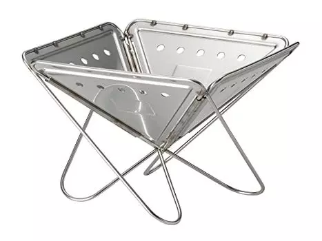 Snow Peak Pack & Carry (S) Fireplace - Made of Durable Stainless Steel - 10.6 x 10.6 x 8.25 in