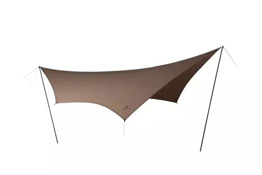 Snow Peak Peak Festival 2024 Весенний лимитированный комплект Amenity Tarp Hexa L TC [Snow Edition] FES-851 коричневый