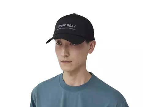 Snow Peak Six Panels Mesh Cap Black 1 AC-25SU020, Headwear, Cap, Hat, Men s/Women s,