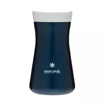 Snow Peak Snow Peak Stainless Steel Vacuum Bottle Type T350 155mm X 84mm Capacity 350ml Navy Tw 350nv