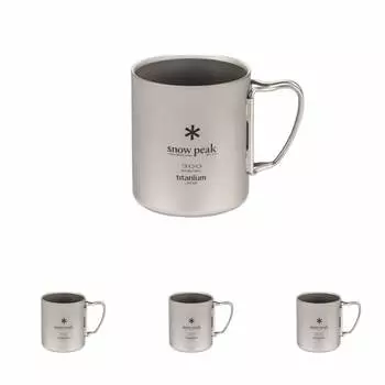 Snow Peak (snow peak) Titanium double mug 300 MG-152 (E4)