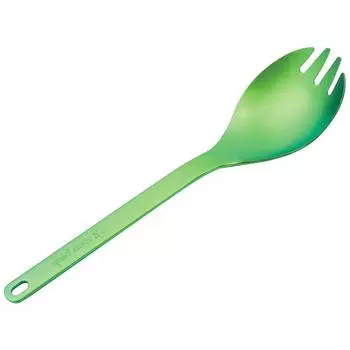 Snow Peak Titanium Spoon with Split Tip Green SCT-004GR зелёный