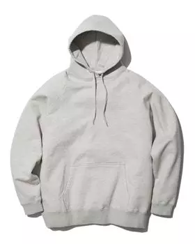 [Snow Peak] Толстовка с капюшоном из переработанного хлопка, пуловер с капюшоном, цвет M.Grey