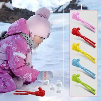 Устройство для изготовления снежных комков, приспособление для изготовления снежных комков в форме животных, инструмент для песка и снега, зимние дети