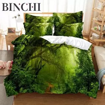 Snow Tree Bedding Set, 3Pcs Duvet Cover Set, Soft Comfortable Breathable Duvet Cover, For Bedroom Guest Room Decor 70x133cm 2pcs