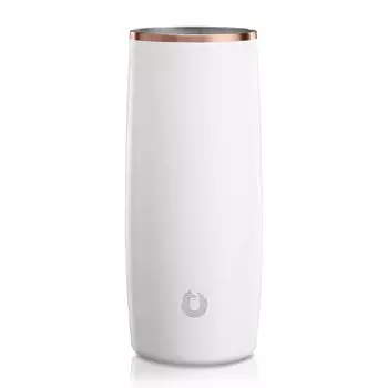 SNOWFOX Vacuum Insulated Highball Tumbler Glass Cold Double Layer Whiskey Glass Cocktail Tumbler Mug 410ml [] (Matte White) белый