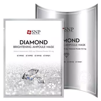 SNP Diamond Brightening Ampoule Mask, 10 pieces, 1 piece