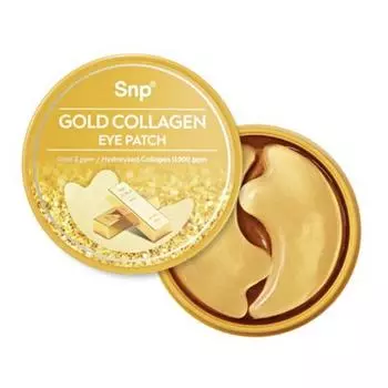 SNP Gold Collagen Eye Patch – увлажняющий и укрепляющий уход за кожей вокруг глаз (60 патчей) 1 EA
