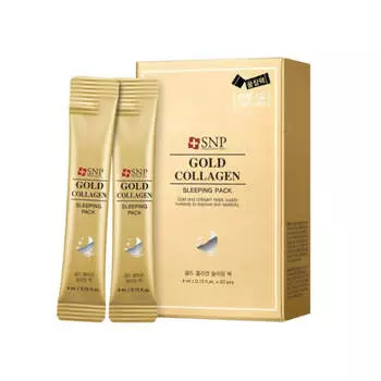 SNP Gold Collagen Sleeping Pack 4мл*20шт