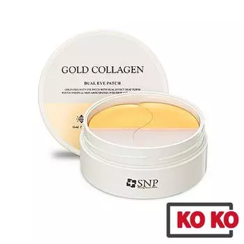 [SNP] GOLD Коллагеновые двойные патчи для глаз, 60 шт. 60ea x 1