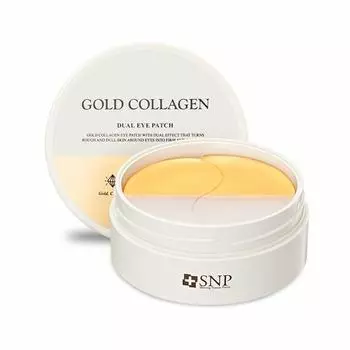 SNP Gold Коллагеновые двойные патчи для глаз 60P