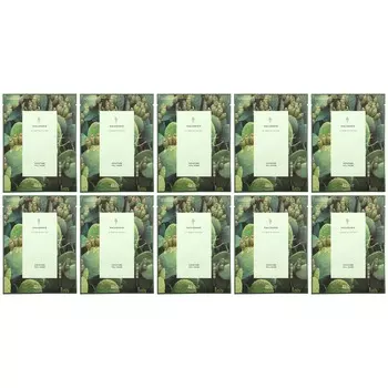 SNP, Haloasis, увлажняющая восстанавливающая косметическая тканевая маска, 10 тканевых масок, 25 мл (0,84 жидких унций) каждый