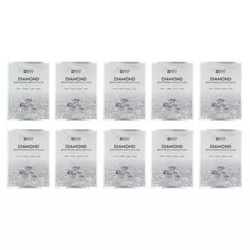 SNP, Маска красоты Diamond Brightening Ampoule, 10 листов, 25 мл (0,84 жидких унций) каждый