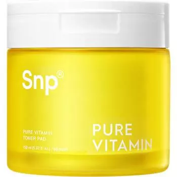 SNP Pure Vitamin Toner Pad 150ml, 60 sheets, 1 piece