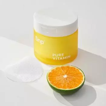 SNP Pure Vitamin Toner Pad, популярная взрывная косметика в Корее