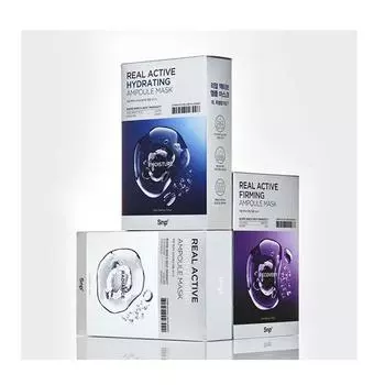 SNP Real Active Ампульная маска 25мл*10шт P000DYKZ - Firming