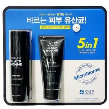 SNP Timeless Black Homme All-in-One Fluid Set, 220 мл, 1 шт.