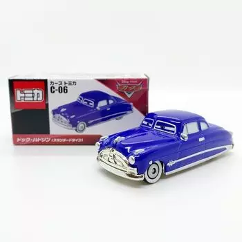 [Снятая с производства модель] Cars Tomica C-06 Doc Hudson (Стандартный Тип) Спецификация для зарубежных продаж Подлинный продукт Disney Pixar Takara Tomy [продукт]