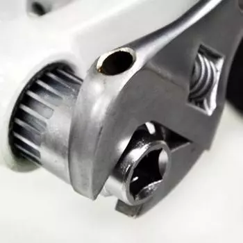 Снятие каретки велосипеда Стальной 20-зубчатый инструмент для снятия каретки велосипеда Техническое обслуживание велосипеда серебряный