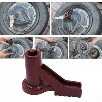 Снятие заднего тормозного барабана мотоцикла,Установка ручного инструмента из стали,Диск электровелосипеда